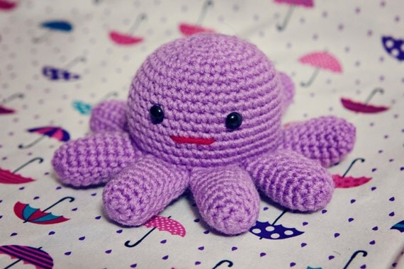 stuffed octopus etsy