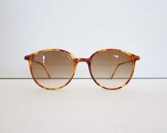 Vintage Sunglasses Think Pink mod. TK 523 col. 924 Pantos Round Metal Made in Italy Moscot Style