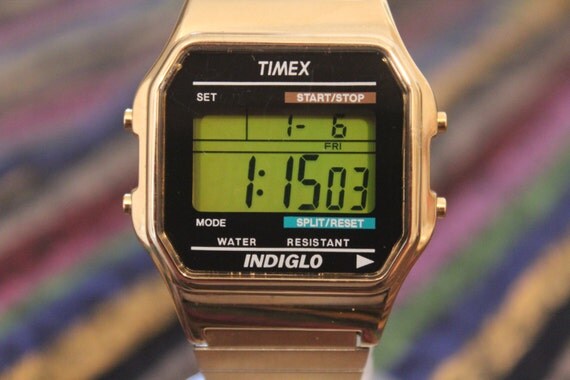 how to set time of digital watch
