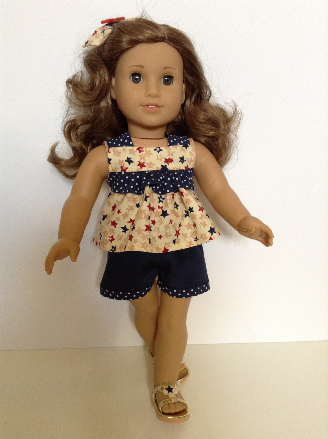 American Girl 18-inch Doll Clothes Ruffled by HFDollBoutique