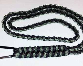 Diamond Braid Paracord Neck Lanyard with Fishtail Weave - You Choose ...