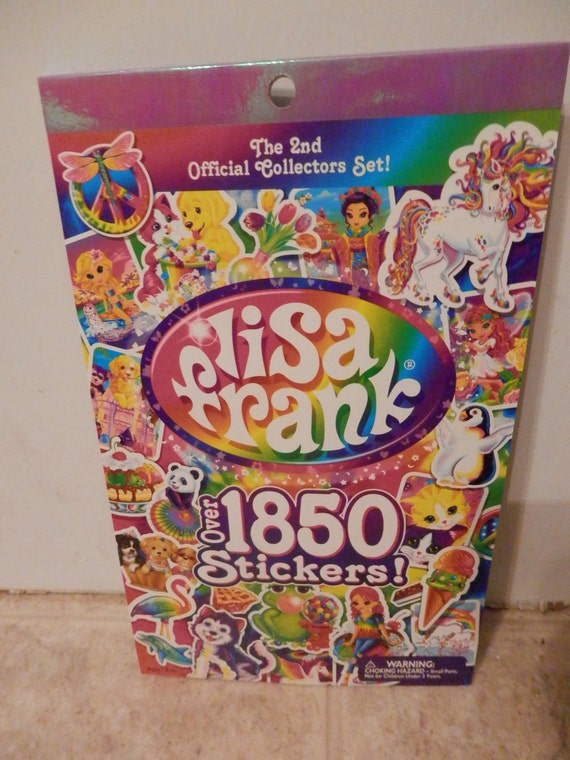 Lisa Frank Sticker Book 2nd Official Collector Set Over 1850