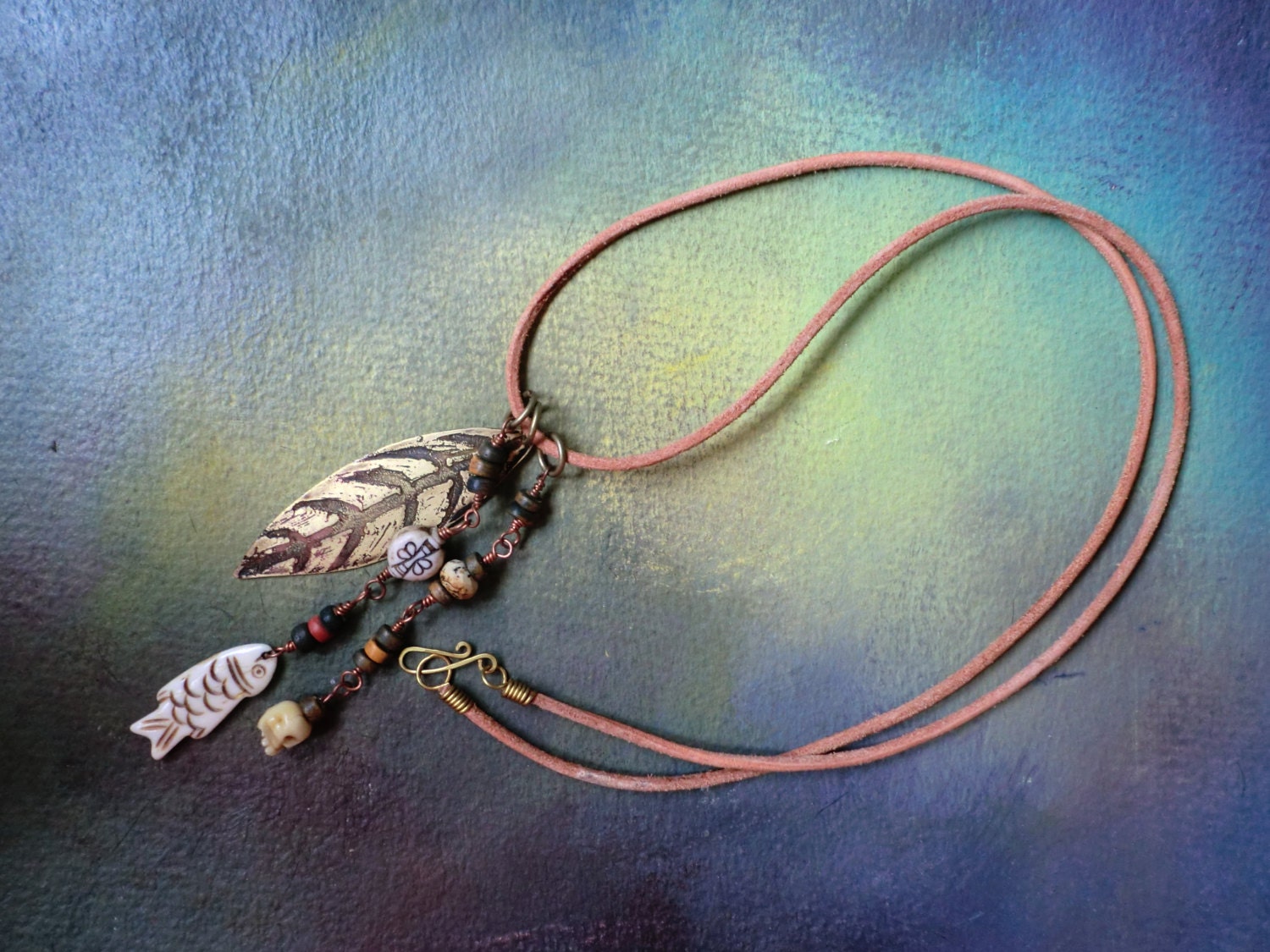 Handmade Multi Pendant Necklace