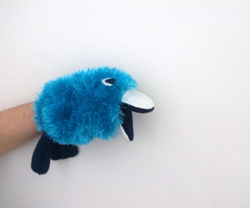 Blue Bird Hand Puppet