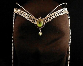 Medieval Renaissance circlet tiara fantasy elven faery crown