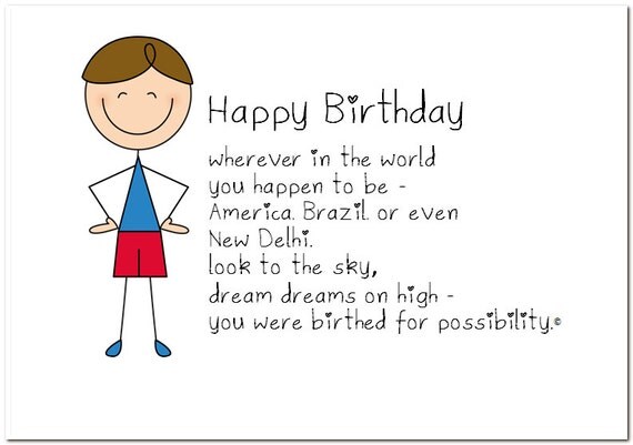 Items similar to HAPPY BIRTHDAY SON, Every Day happy birthday, Boy, Son