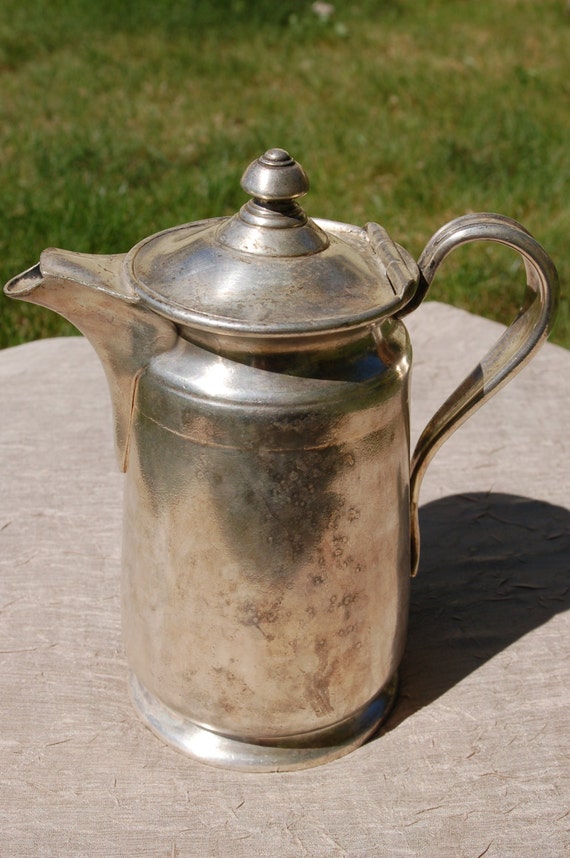 Antique Silver Coffee Pot Reed & Barton by CobblestonesVintage