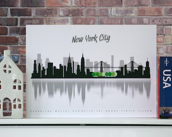 New York Print Travel Poster New York Gifts World Trade