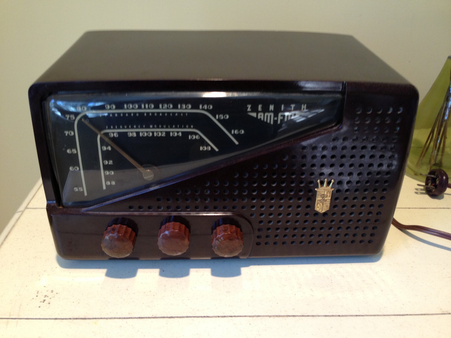 zenith am fm tube radio