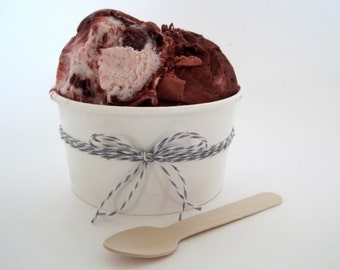 Wooden Spoons-100 SMALL Disposable Wooden Spoons-Wooden Utensils-Ice Cream Spoons-Mini Dessert Spoons-Wood Silverware-Wedding Wooden Spoon