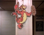 TIGGER ornament in plastic canvas