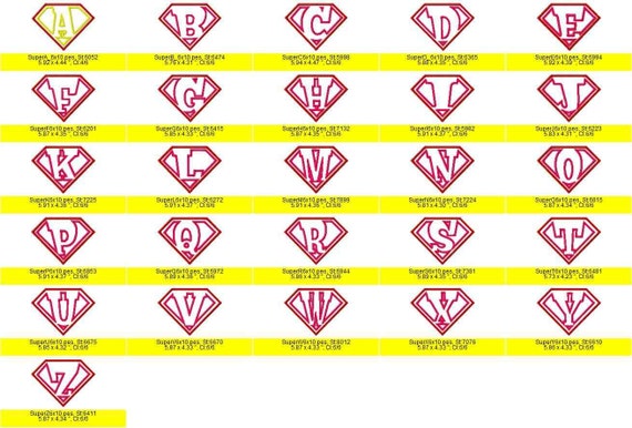 Надпись супермен шрифт