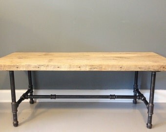 Small Urban Wood Laptop / Computer Desk Reclaimed by DendroCo