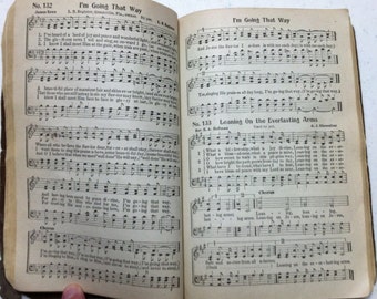 Vintage Church Song Book, Copyright 1939. Title 