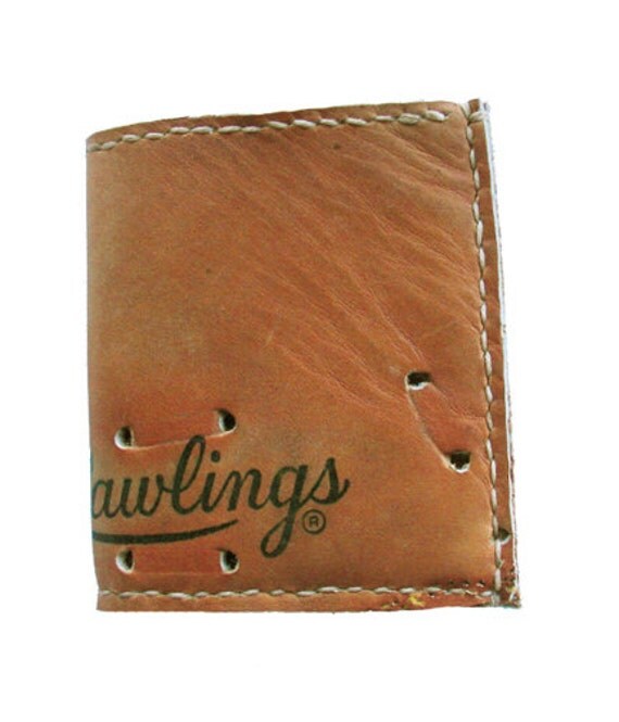 Leather Baseball Glove Wallet Leather Billfold