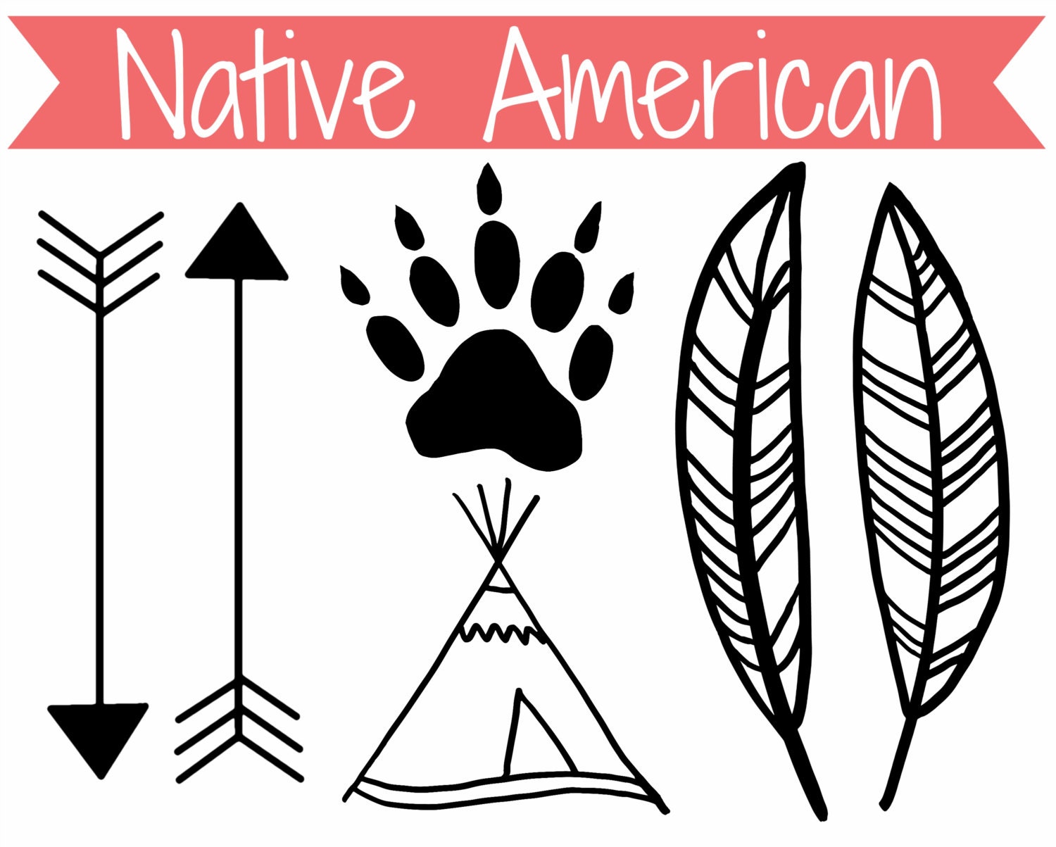 indian clipart black and white free download - photo #48
