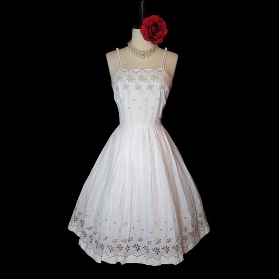 wedding cotton sun dress