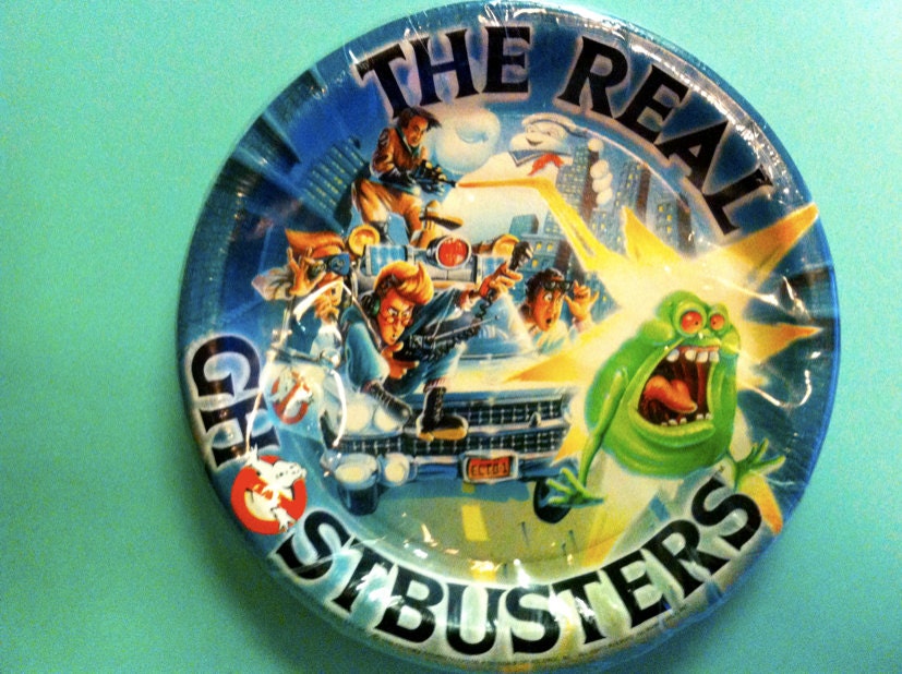 ghostbusters party plates