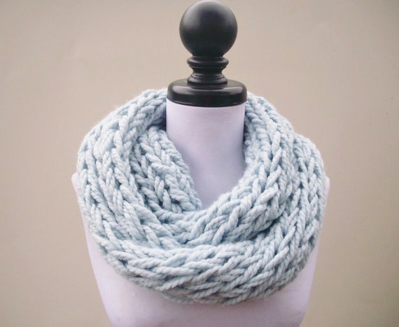 Instant Download Knitting PATTERN Infinity Scarf Knitting