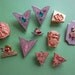 Lot of Vintage Square Dancing Accessories Pins Collar Tops Tie Slides