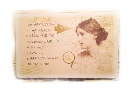 Virginia Woolf Card Literature Card Mrs Dalloway To the