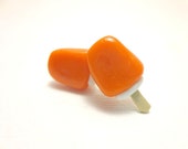 Orange Creamsicle Earrings