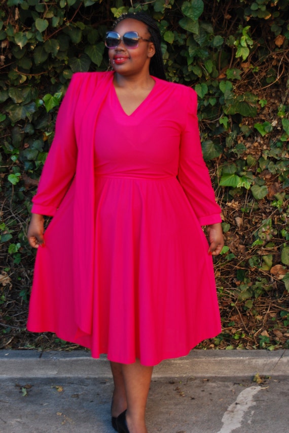 fuschia plus size tops