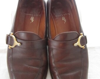 Vintage RALPH LAUREN Calfskin Loafers... Size 5.5B