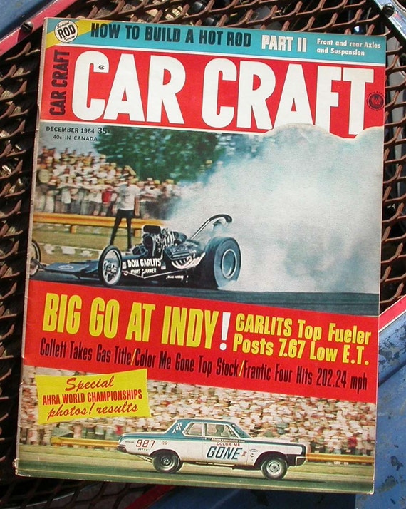 December 1964 Car Craft magazine vintage cars by SaltysPirateDen