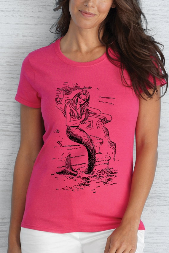 mermaid tshirt mermaid shirt womens tshirts womens