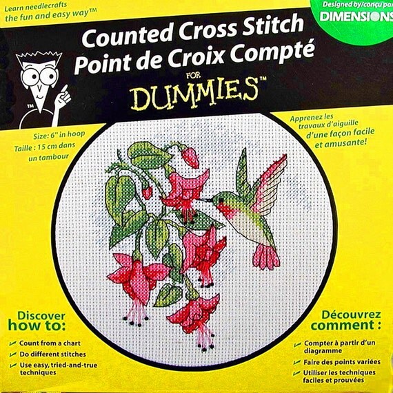 Dimensions Counted Cross Stitch FOR DUMMIES Kit No. 73373