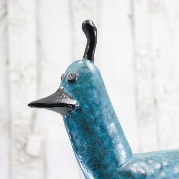 SALE Outdoor Decor Quail yard ornament with opalescent