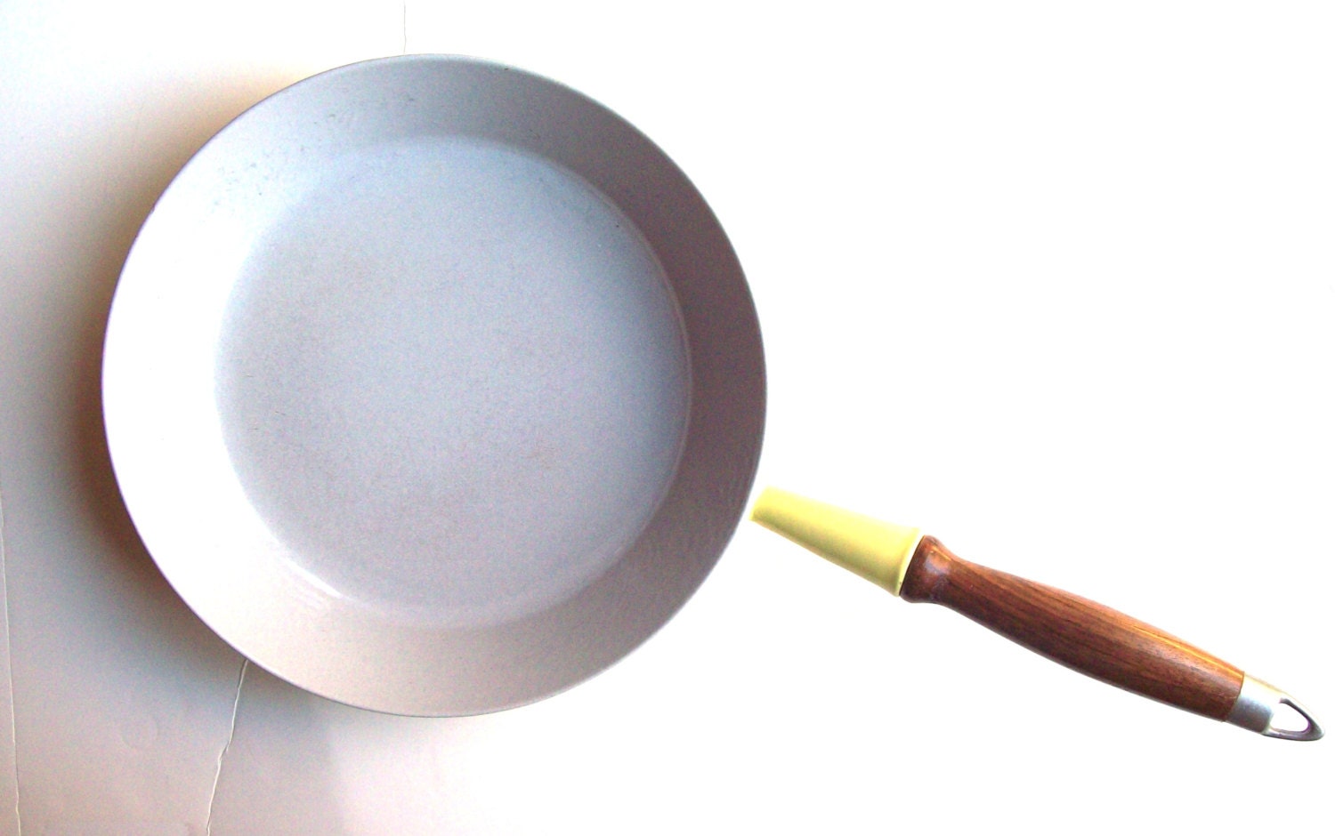 Le Creuset Yellow Enamel Frying Pan