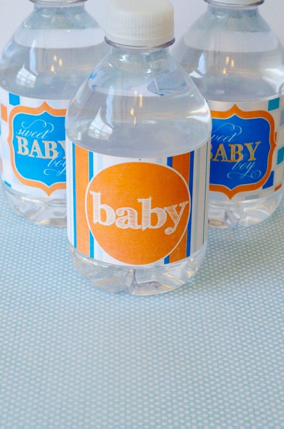 Sip & See Baby Shower PRINTABLE Party Drink Labels (INSTANT DOWNLOAD) by Love The Day Il_570xn