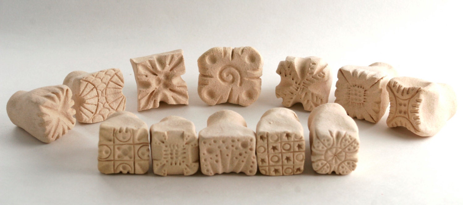 Clay Stamp for Pattern and Texture Choose ONE or TWO Random