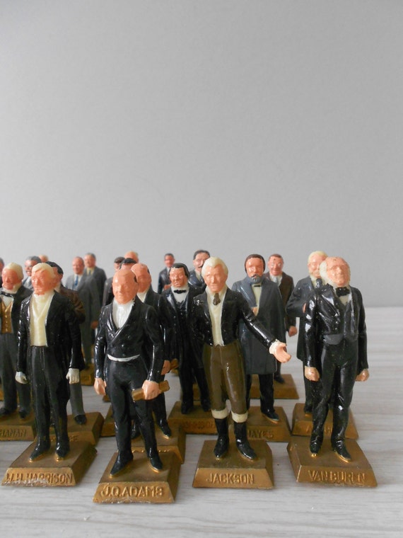 1960s miniature presidents of the united states doll figurine