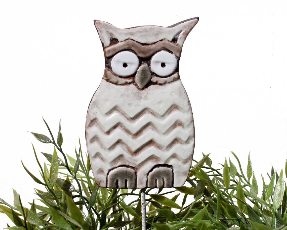 ceramic owl garden ornaments