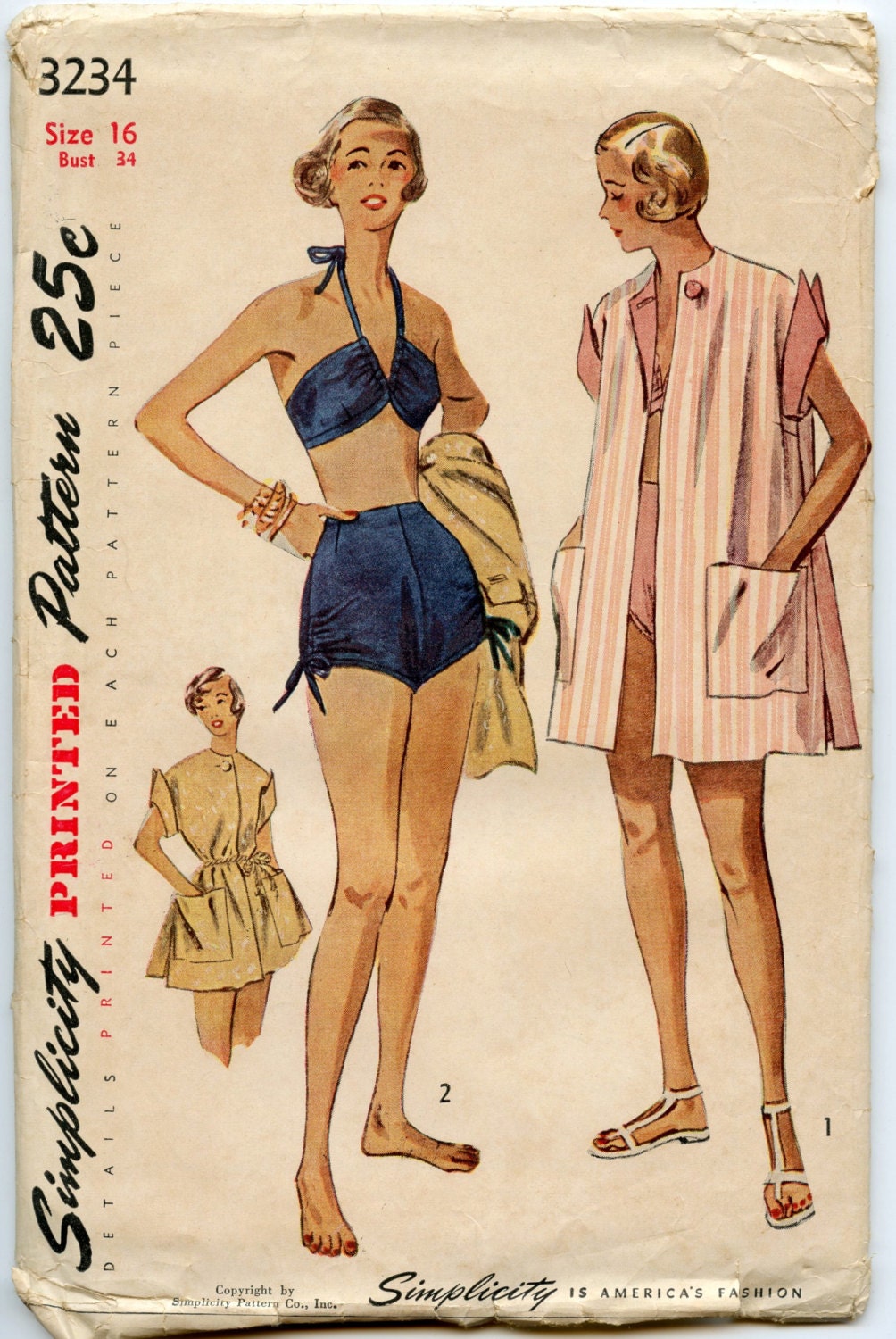 Vintage Bathing Suit Pattern 36