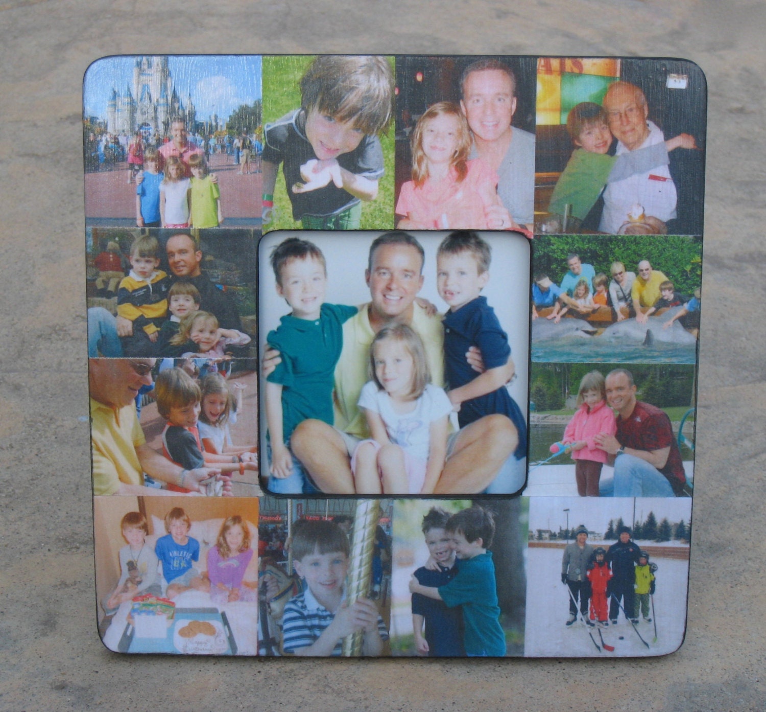 Father's Day Collage Picture Frame Custom Family Photo