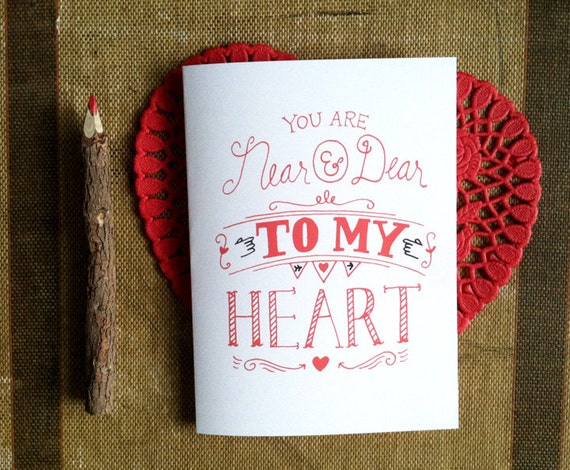 Near and Dear to My Heart - Card