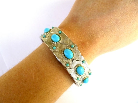 Vintage Rare Jean Cardot 17 Jewel Hidden Watch Bracelet