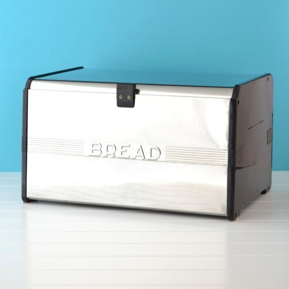 Kromex Bread Box Mid Century Kitchen Chrome Breadbox