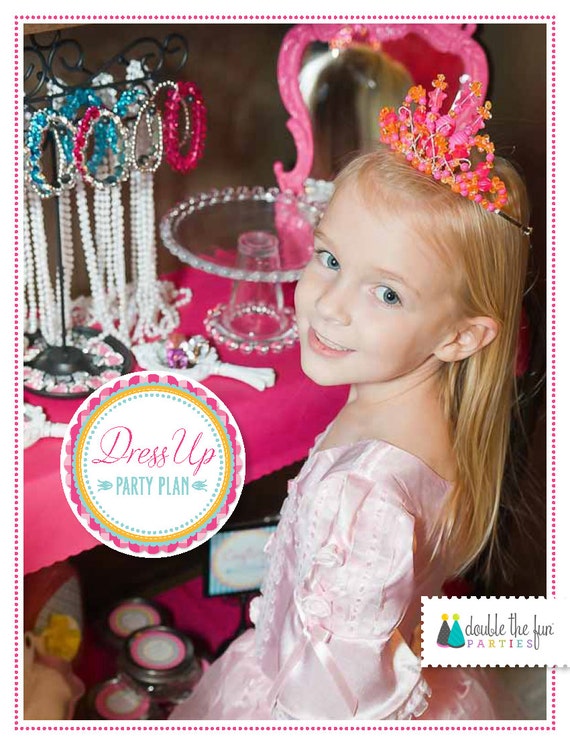 Dress Up Party Plan: A 60-Page eGuide to Planning Your Own Dress Up, Princess, Fashion Birthday Party INSTANT DOWNLOAD Il_570xn