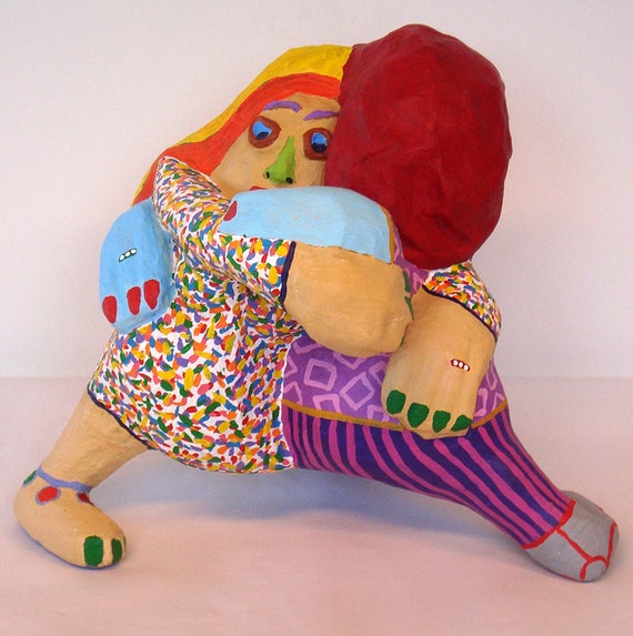 Papier mache beeld Openingsdans prachtig en origineel