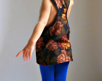 DOLI Tank- PDF Sewing Pattern Racer Back Tank Loose Fit Top Toddler Girls 12mo-6 Instant Download