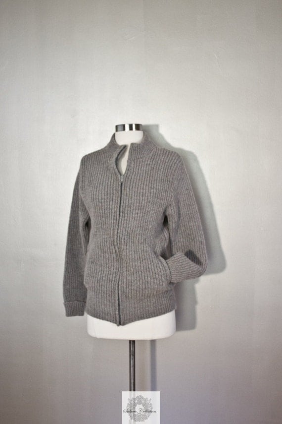 SALE Genuine Ivy League Sweater Vintage Grey by SalvatoCollection