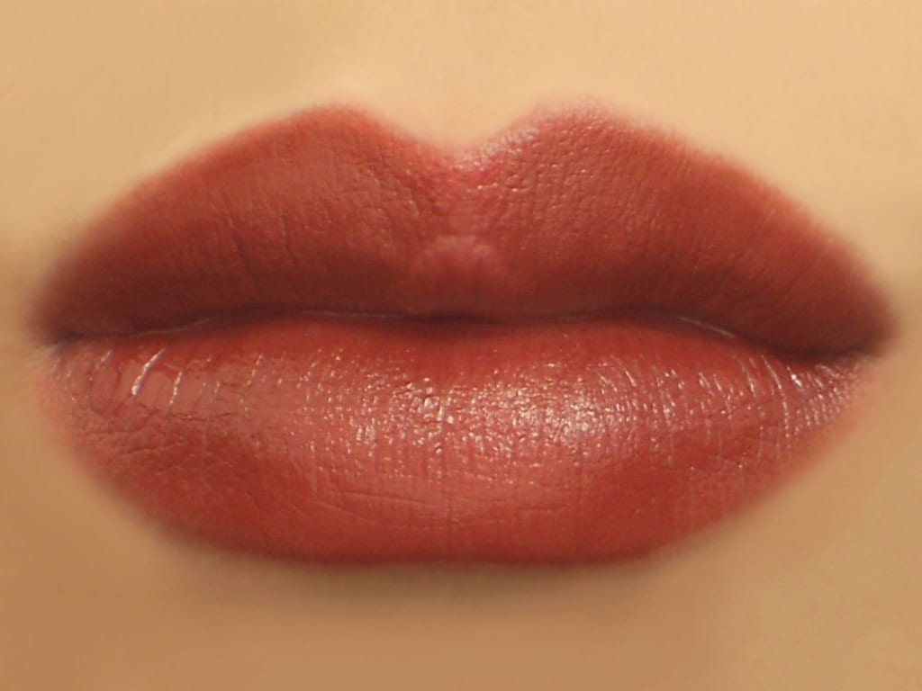 Natural red lipstick