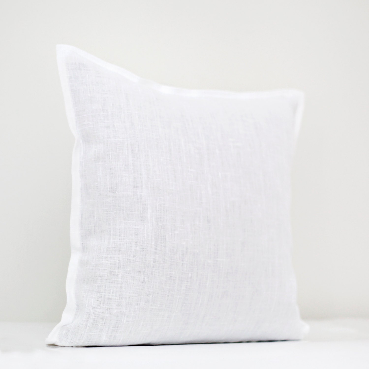 white pillow covers