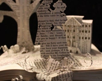 Pride and Prejudice Book Sculpture