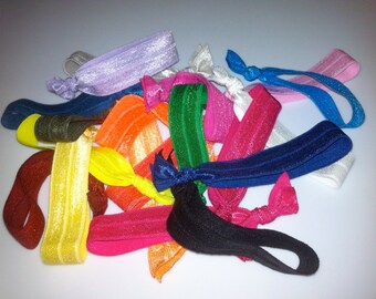 FOE Hair Ties - 30 Pack - Sale - No Crease Hair Ties - Knotted Hair Ties - Yoga Hair Ties - Hair Ties - Elastic Hair Ties - Ponytail Holder